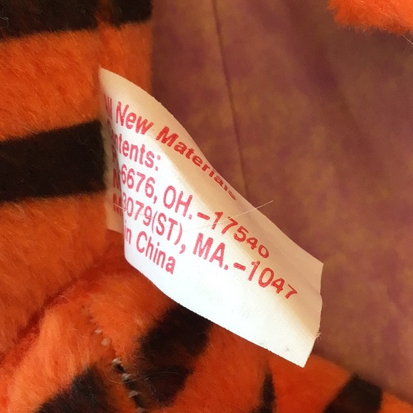 Kellogg Tony The Tiger plush jointed moveable 10” , vintage 1997 - Picture 3 of 6